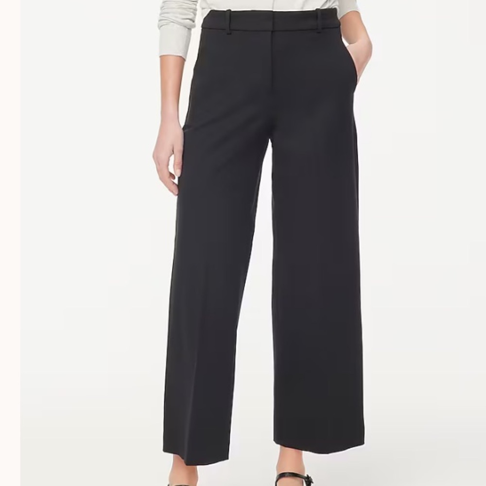 J crew Remy wide-leg cropped pant